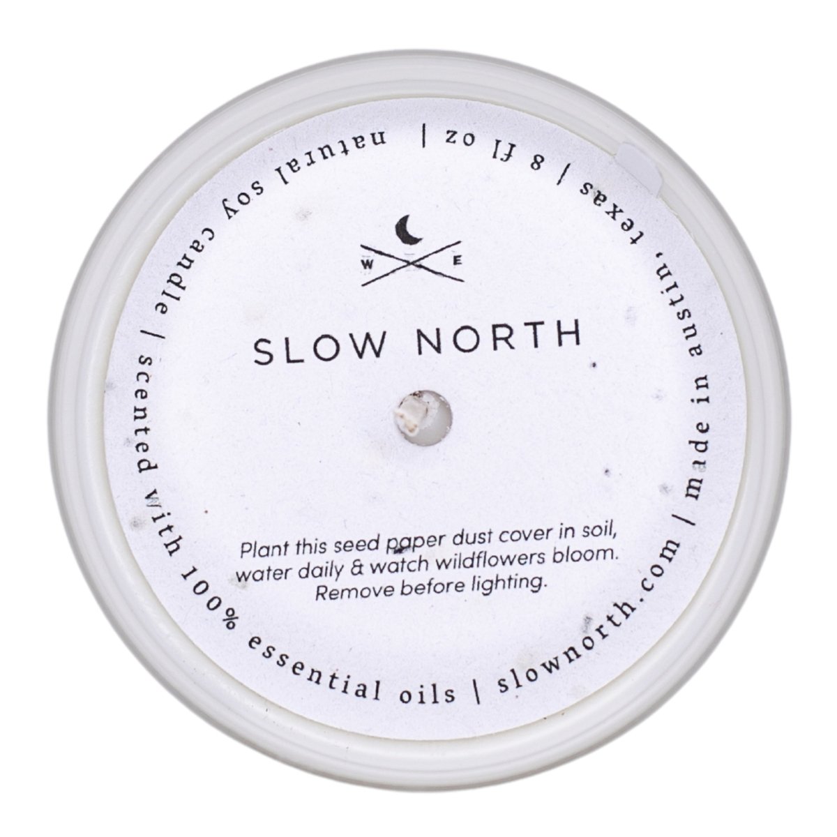Slow North Forest Bathing | Fir + Pine + Patchouli | Frosted Candle, 8 oz - lily & onyx