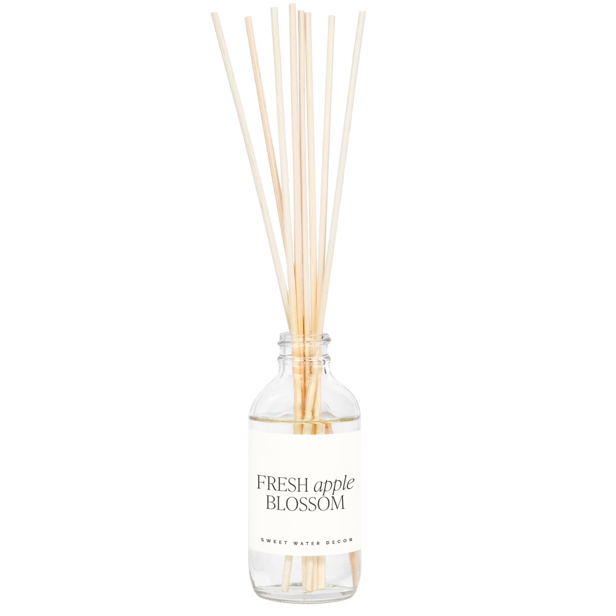 Sweet Water Decor Fresh Apple Blossom Clear Reed Diffuser - lily & onyx
