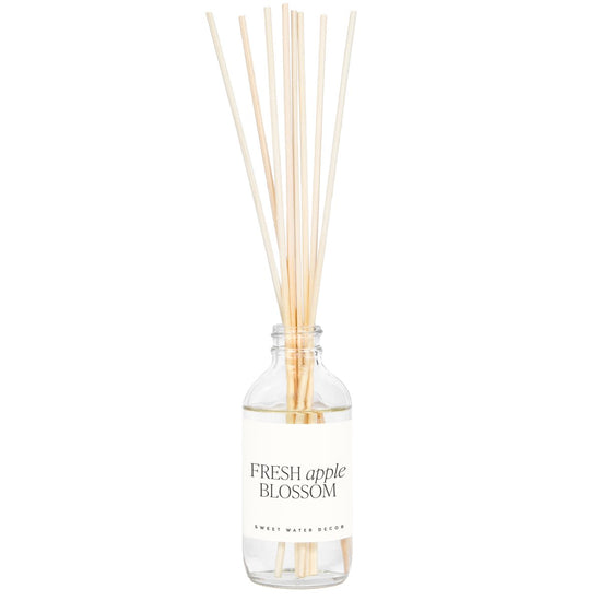 Sweet Water Decor Fresh Apple Blossom Clear Reed Diffuser - lily & onyx