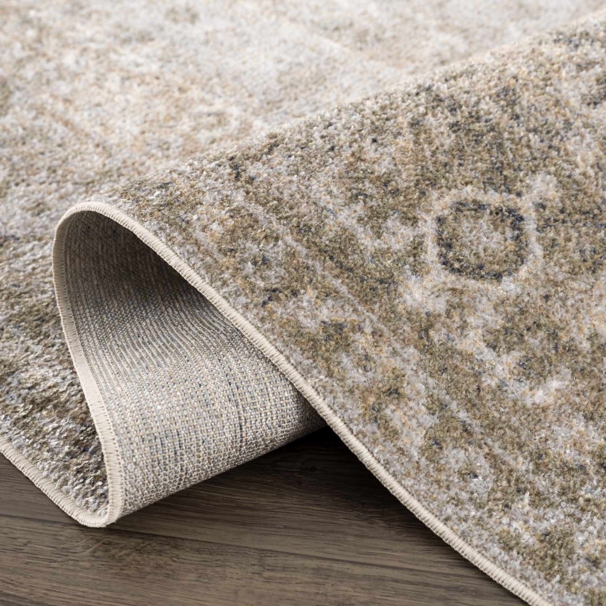Load image into Gallery viewer, Hauteloom Gael Cream Washable Area Rug - lily &amp;amp; onyx

