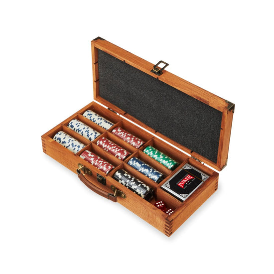 Foster & Rye Game Night Poker Set with Wooden Case - lily & onyx