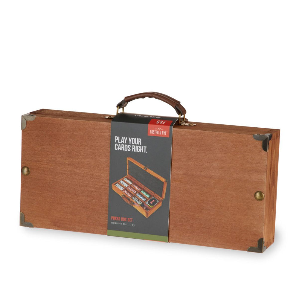 
                      
                        Foster & Rye Game Night Poker Set with Wooden Case - lily & onyx
                      
                    