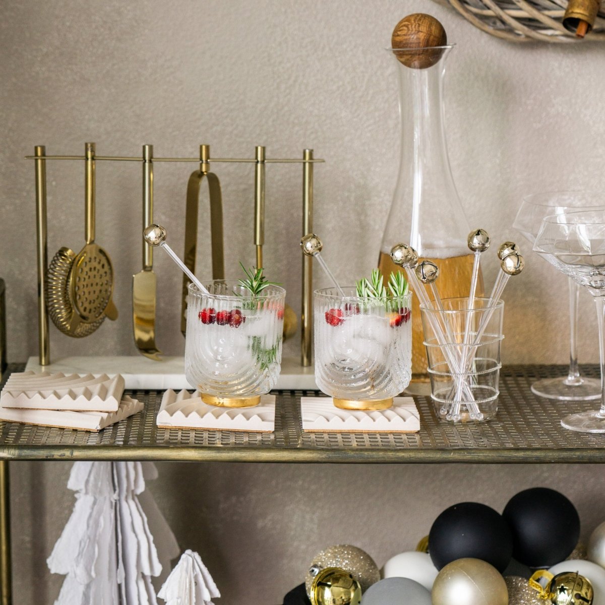 Viski Gatsby Glass Tumblers, Set of 2 - lily & onyx