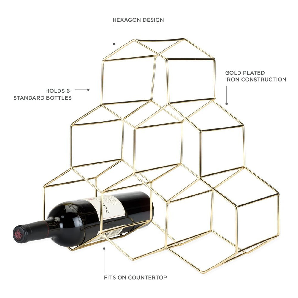 
                      
                        Viski Geo Counter Top Wine Rack - lily & onyx
                      
                    