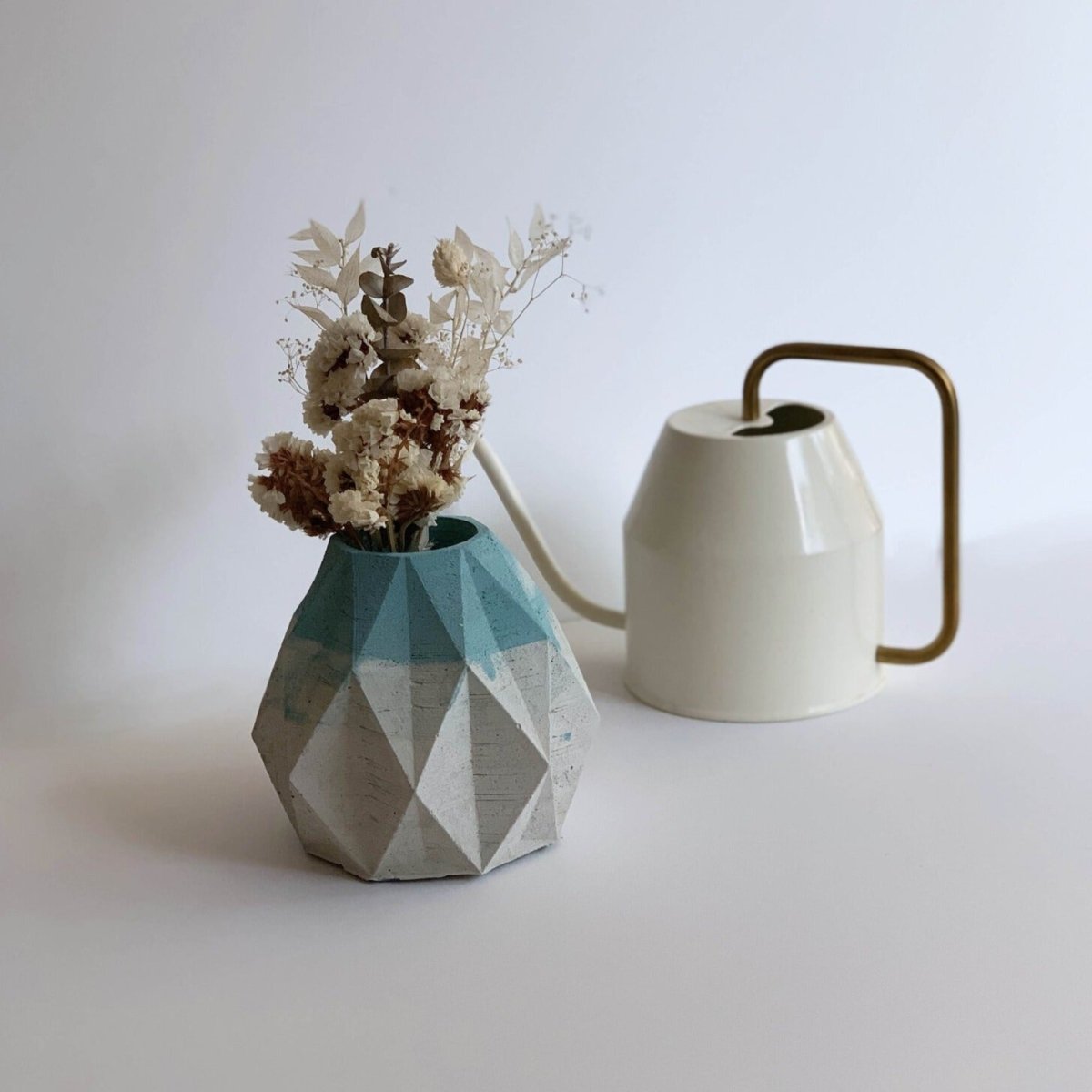 Uno Atelier Geoid Decorative Concrete Object & Vase - lily & onyx