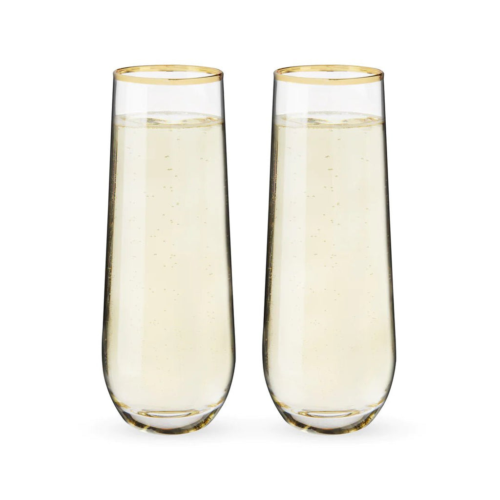 TRUE Cuvée Champagne Flutes, Set of 4 - lily & onyx