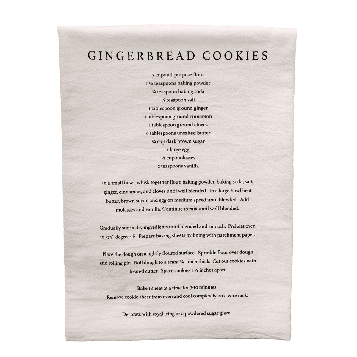 Sweet Water Decor Gingerbread Cookies Tea Towel - lily & onyx