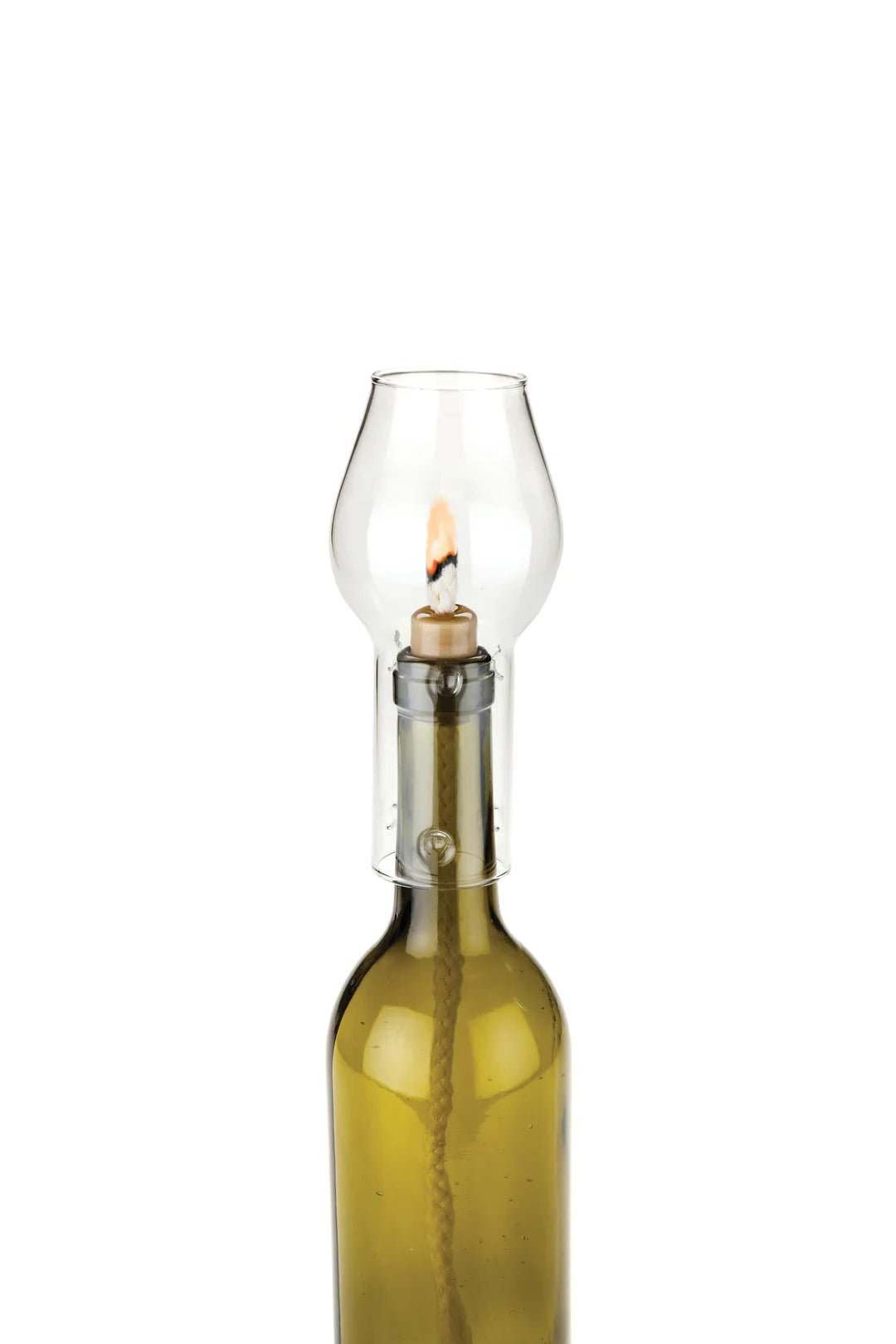 Twine Living Glass Hurricane Bottle Lamp - lily & onyx