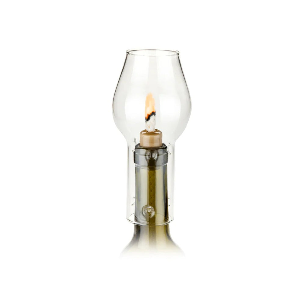 Twine Living Glass Hurricane Bottle Lamp - lily & onyx