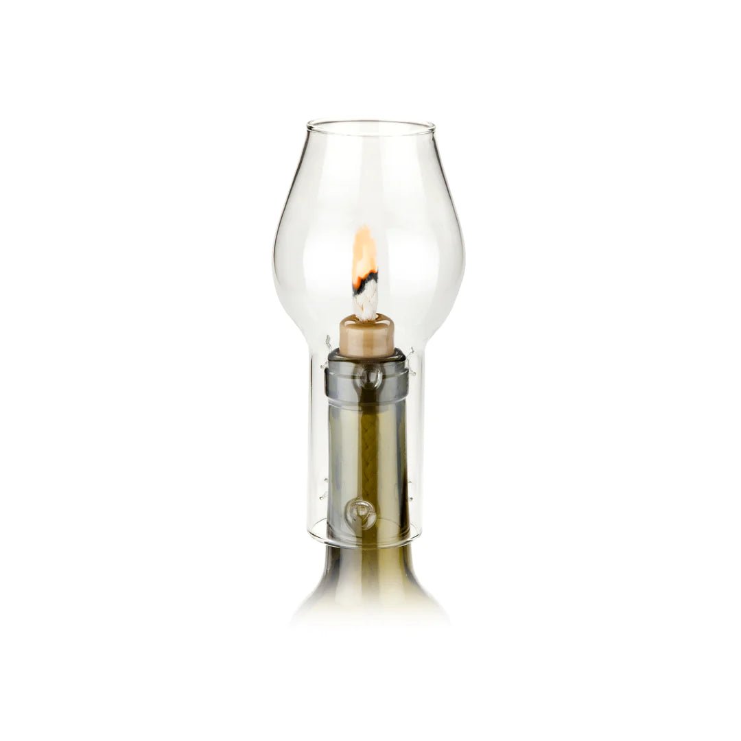 Twine Living Glass Hurricane Bottle Lamp - lily & onyx