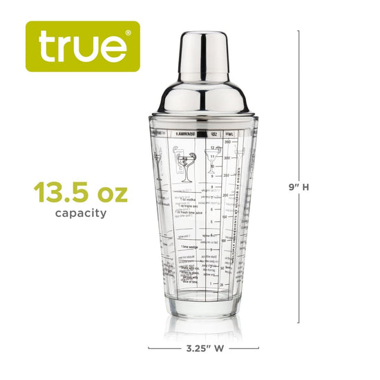 TRUE Glass Recipe 13.5oz Cocktail Shaker - lily & onyx