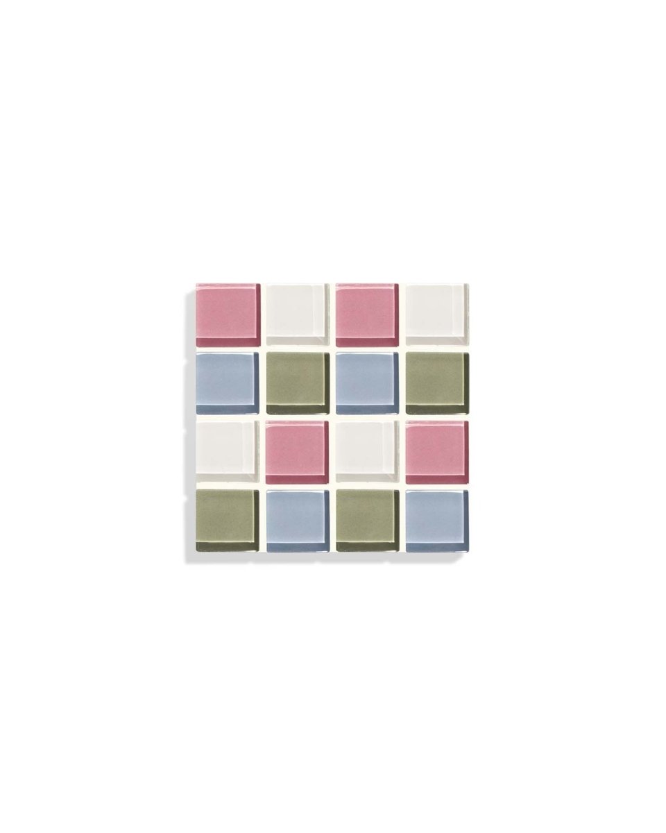 Load image into Gallery viewer, Subtle Art Studios Glass Tile Coaster - Home Sweet Home - lily &amp;amp; onyx
