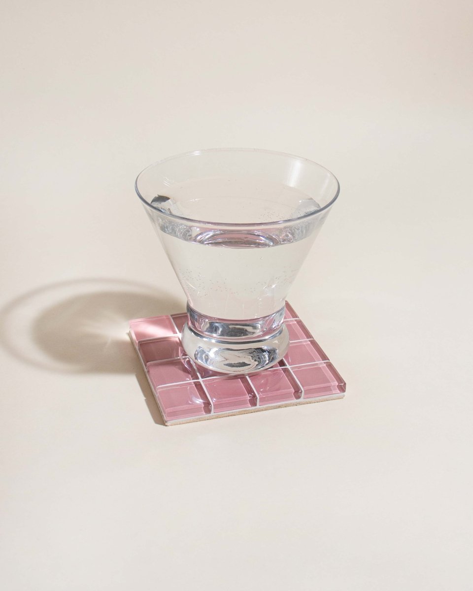 Subtle Art Studios Glass Tile Coaster - It's Heart - lily & onyx