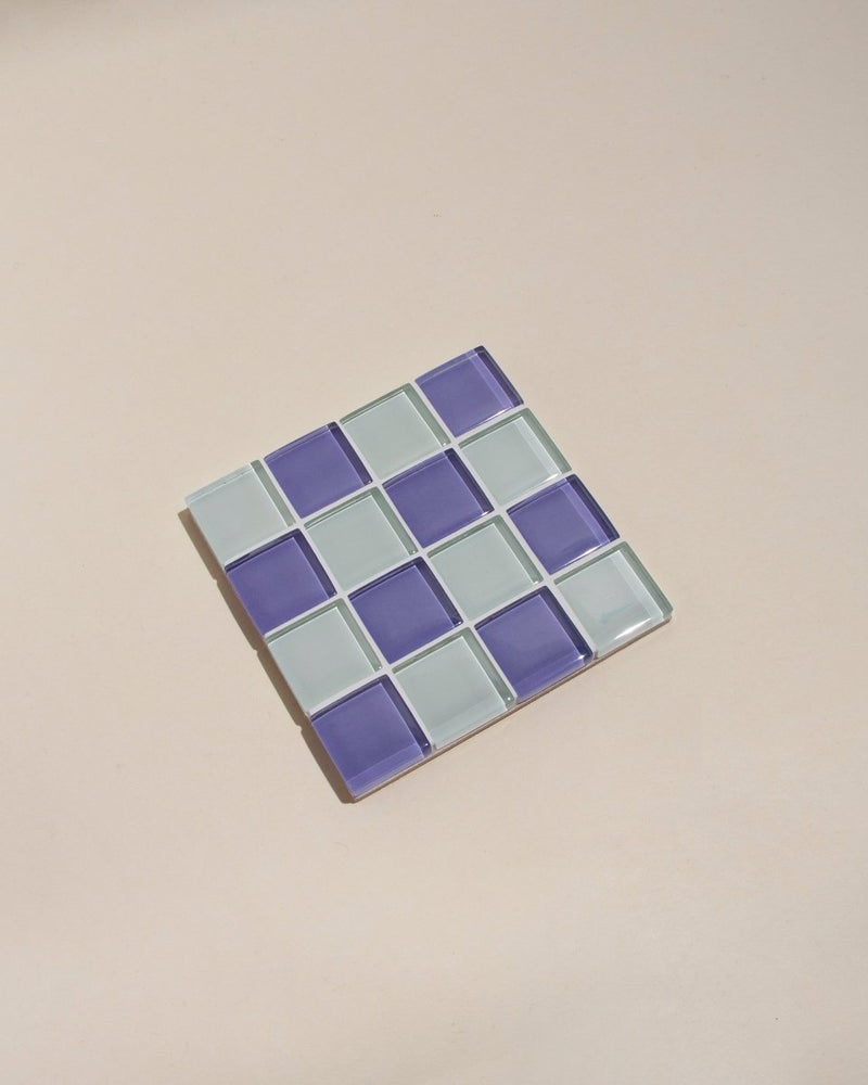 
                      
                        Subtle Art Studios Glass Tile Coaster - Lavender Latte - lily & onyx
                      
                    