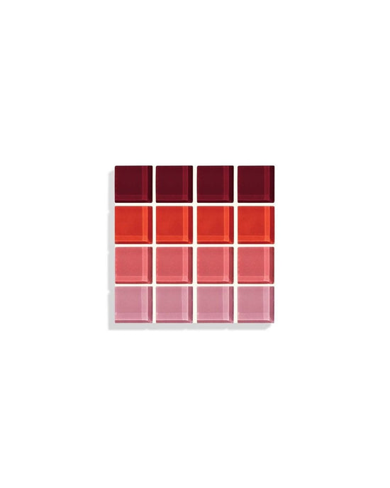 Load image into Gallery viewer, Subtle Art Studios Glass Tile Coaster - Ombre - Blush - lily &amp;amp; onyx
