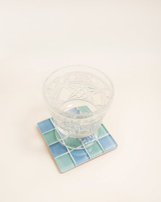 Subtle Art Studios Glass Tile Coaster - Summer Dream - lily & onyx