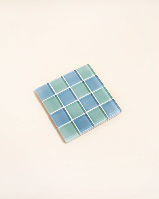 Subtle Art Studios Glass Tile Coaster - Summer Dream - lily & onyx