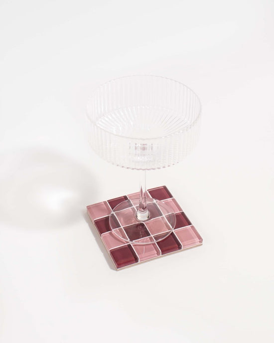 Subtle Art Studios Glass Tile Coaster - The Sweetest Love - lily & onyx