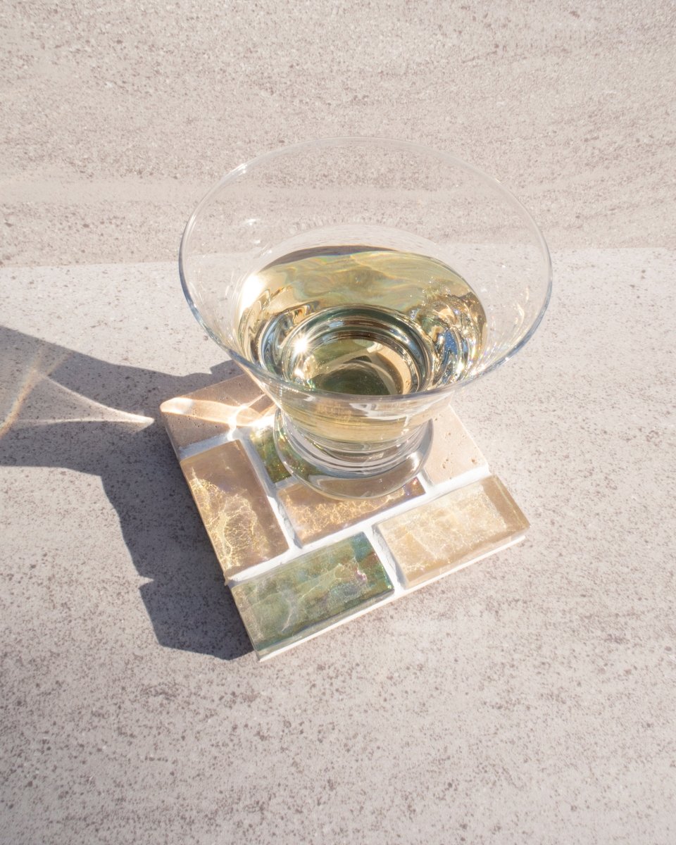 Load image into Gallery viewer, Subtle Art Studios Glass Tile Coaster - Too Precious - lily &amp;amp; onyx
