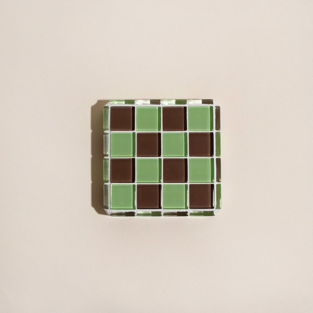 
                      
                        Subtle Art Studios Glass Tile Cube - Mint Dark Chocolate - lily & onyx
                      
                    