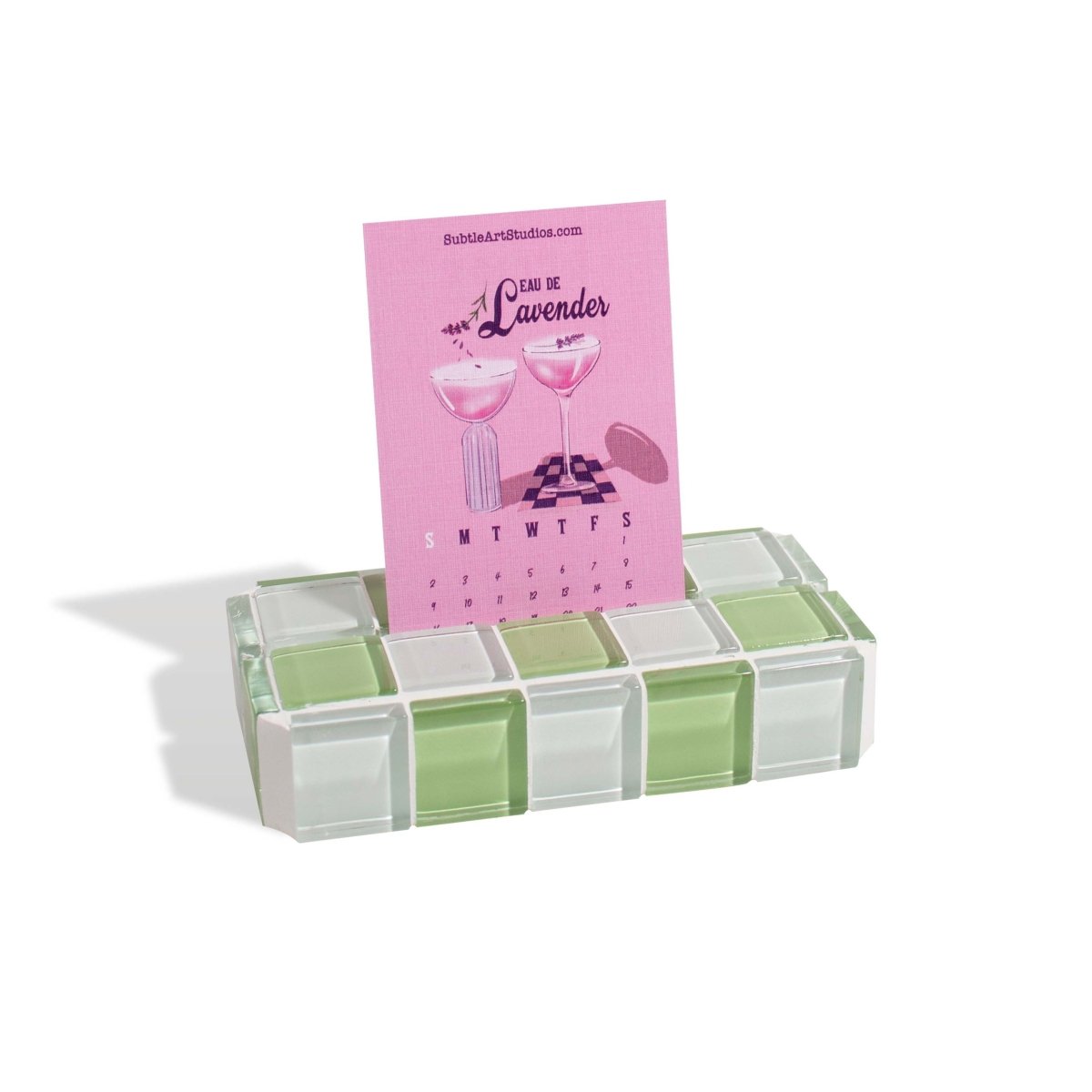 Subtle Art Studios Glass Tile Picture Stand - Pistachio Milk Chocolate - lily & onyx