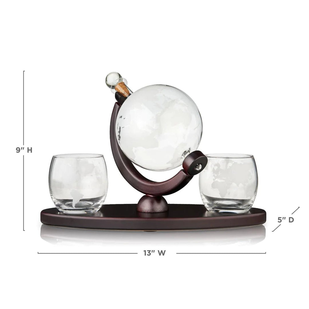 
                      
                        Viski Globe Decanter & Whiskey Tumblers Set - lily & onyx
                      
                    