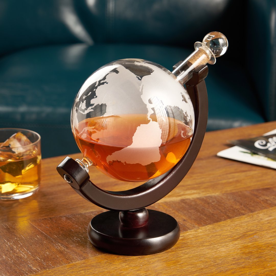 Viski Globe Liquor Decanter - lily & onyx