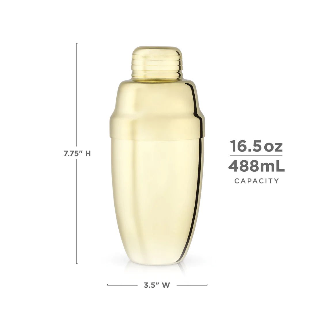 Viski Gold 16.5oz Heavyweight Cocktail Shaker - lily & onyx