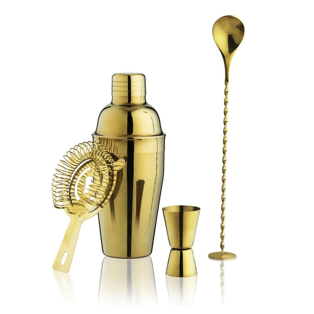 TRUE Gold 4 Piece Barware Set - lily & onyx