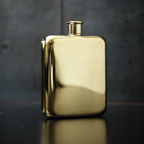 Viski Gold Flask - lily & onyx