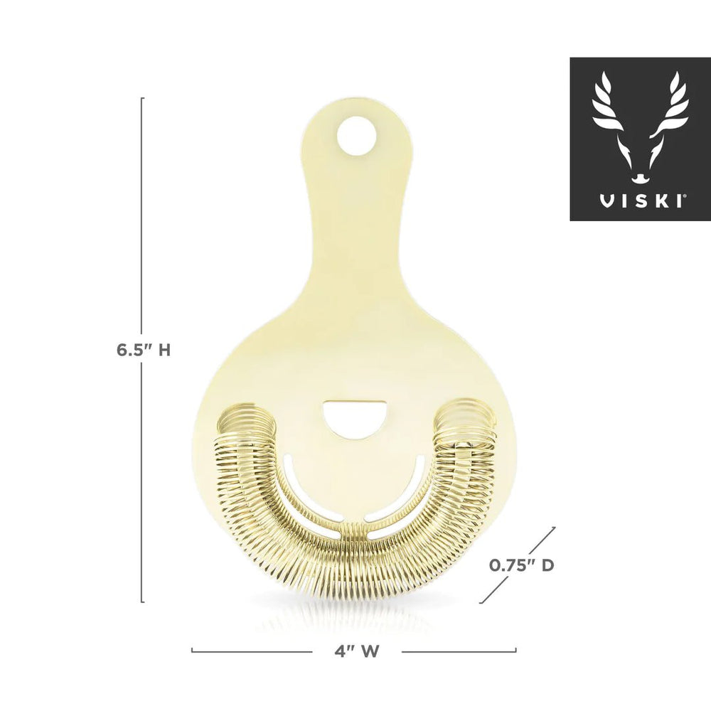 
                      
                        Viski Gold Hawthorne Strainer - lily & onyx
                      
                    