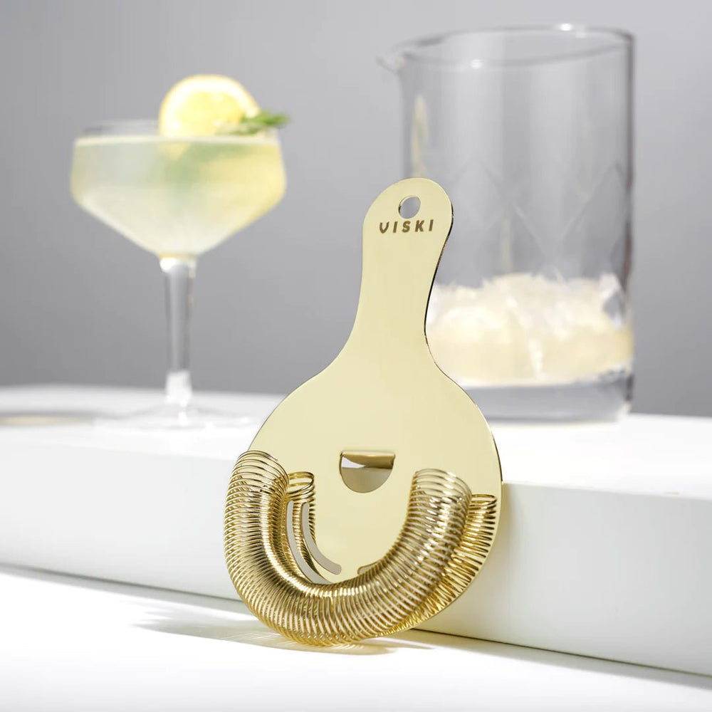 Viski Gold Hawthorne Strainer - lily & onyx