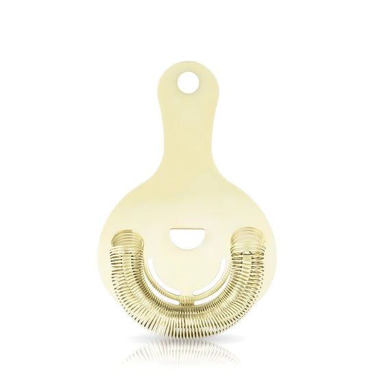 Load image into Gallery viewer, Viski Gold Hawthorne Strainer - lily &amp;amp; onyx

