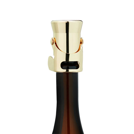 Viski Gold Heavyweight Champagne Bottle Stopper - lily & onyx