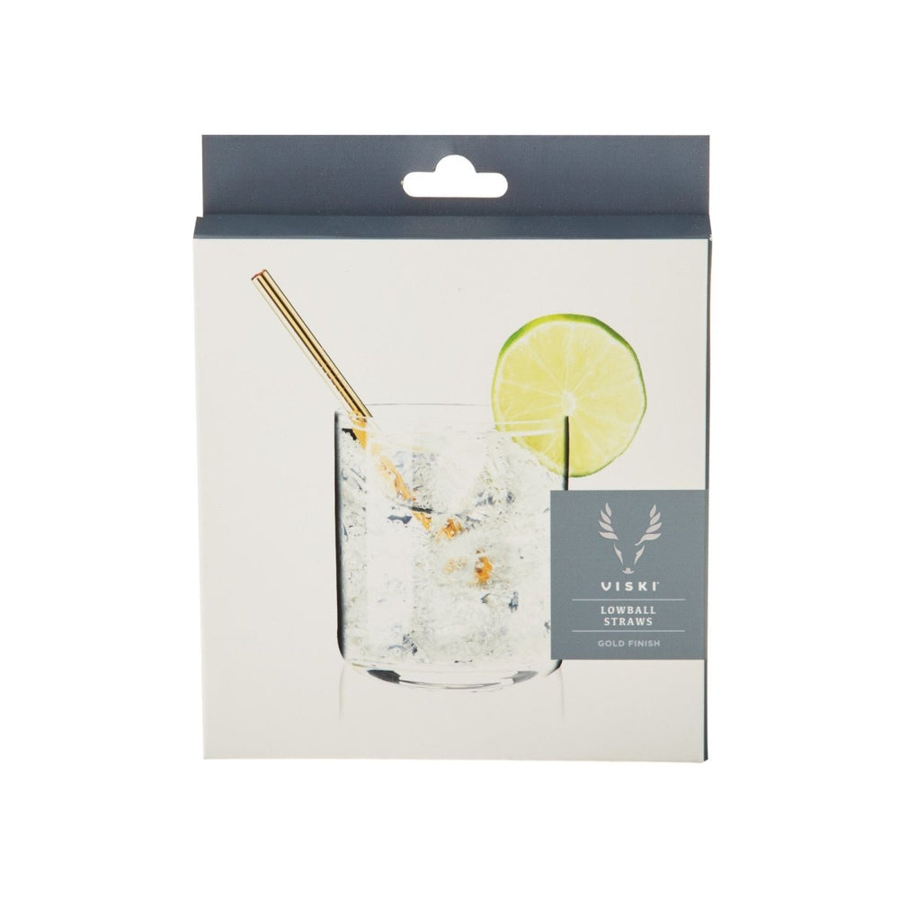 
                      
                        Viski Gold Lowball Straws - lily & onyx
                      
                    