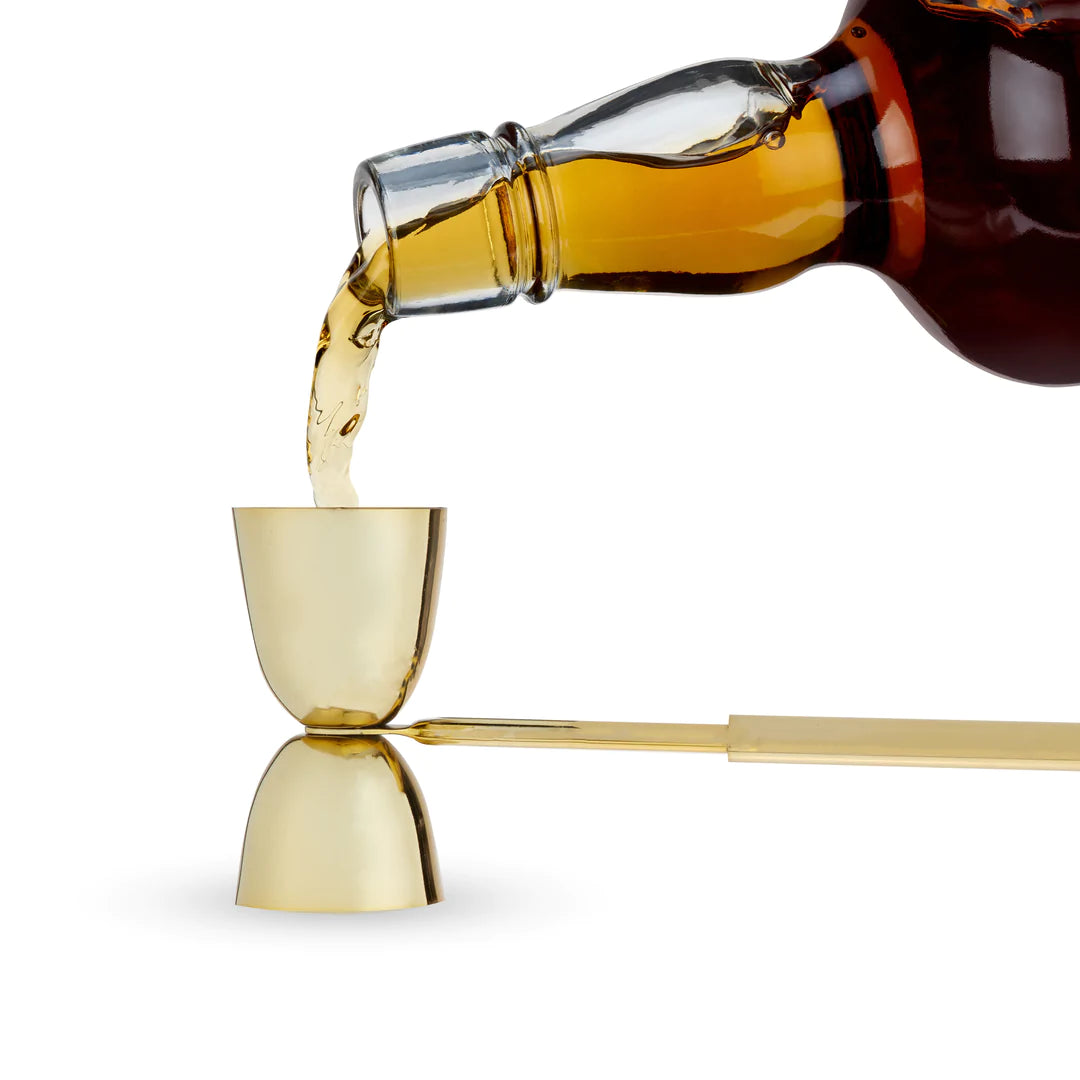 Twine Gold & Marble Barware Set - lily & onyx