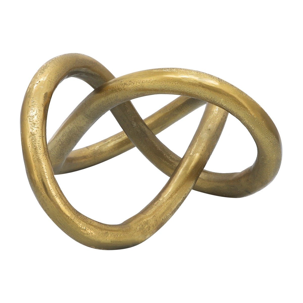 Sagebrook Home Gold Metal Knot Figurine, 9" - lily & onyx