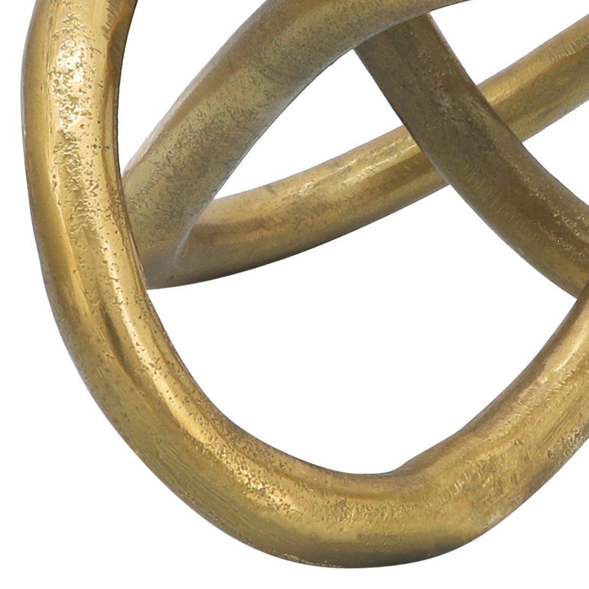 Sagebrook Home Gold Metal Knot Figurine, 9" - lily & onyx
