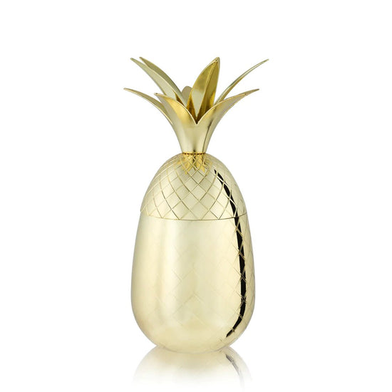 Viski Gold Pineapple Tumbler, 16 Oz - lily & onyx