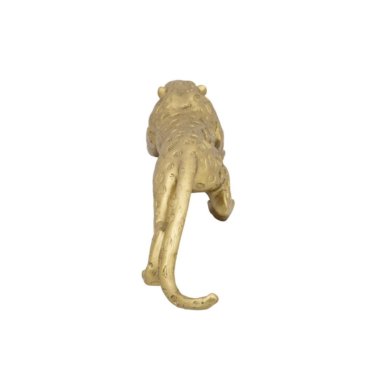 Sagebrook Home Gold Resin Leopard Decorative Tabletop Accent - lily & onyx