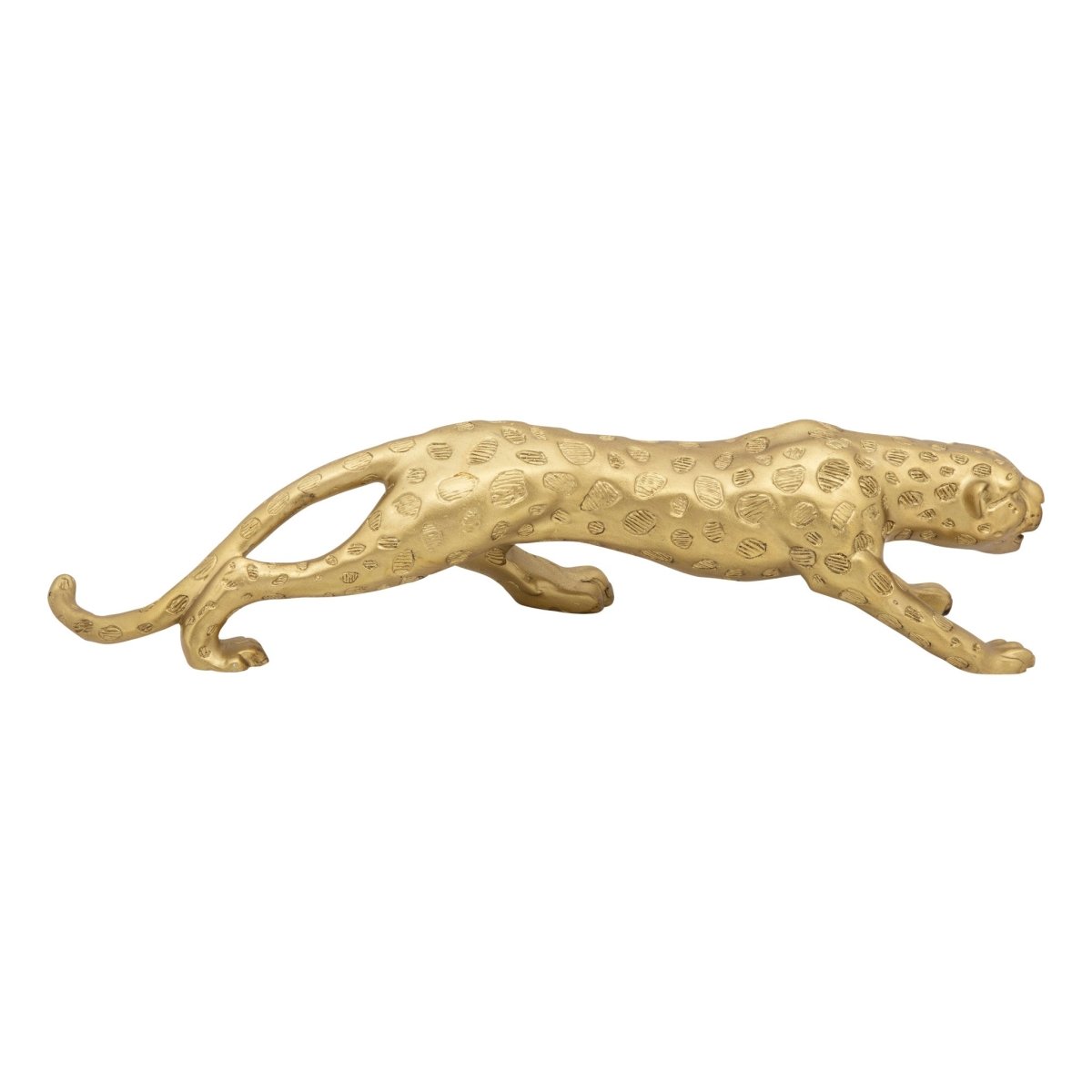 Sagebrook Home Gold Resin Leopard Decorative Tabletop Accent - lily & onyx