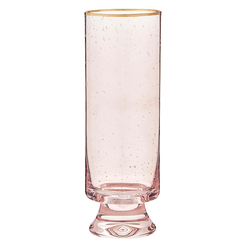 Santa Barbara Design Studio Gold Rimmed Blush Champagne Glasses, Set Of 4 - lily & onyx