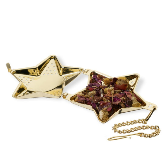 Pinky Up Gold Star Shaped Tea Infuser - lily & onyx