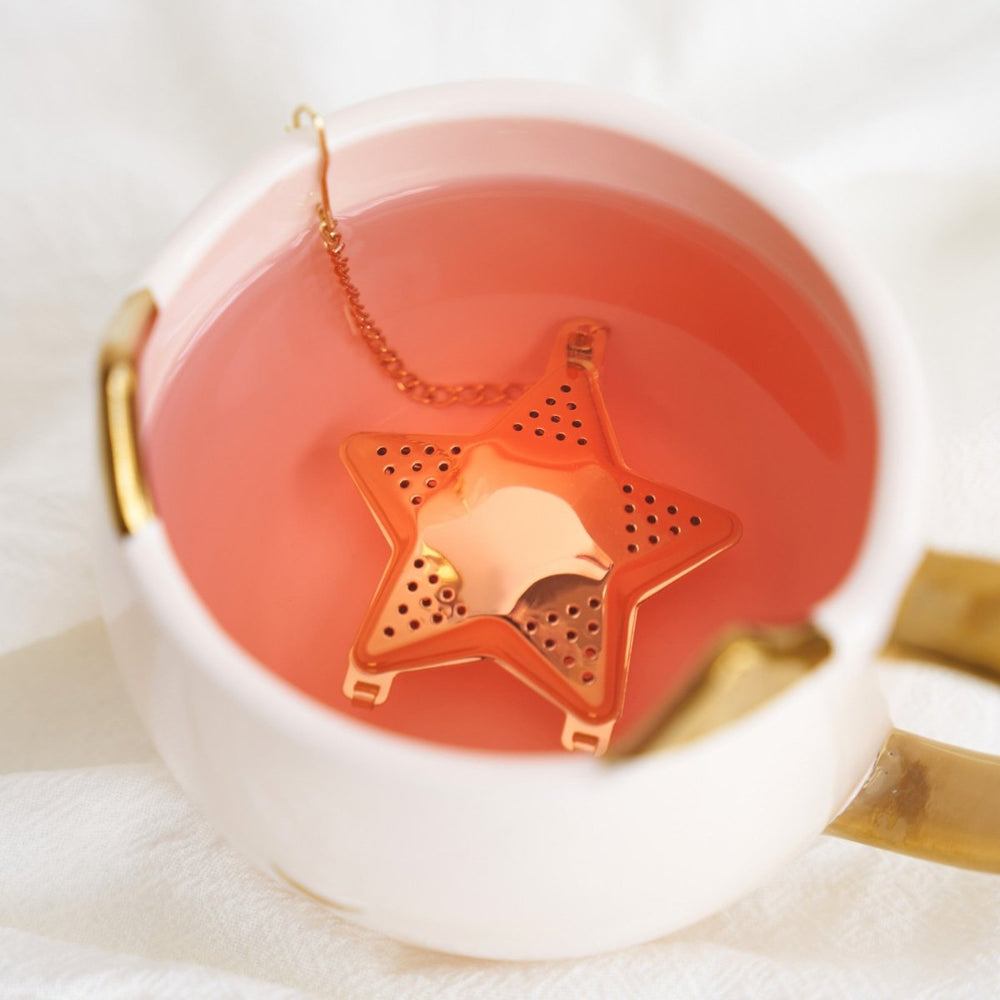 Pinky Up Gold Star Shaped Tea Infuser - lily & onyx