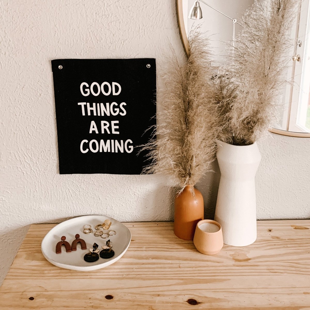 Imani Collective Good Things Are Coming Banner - lily & onyx