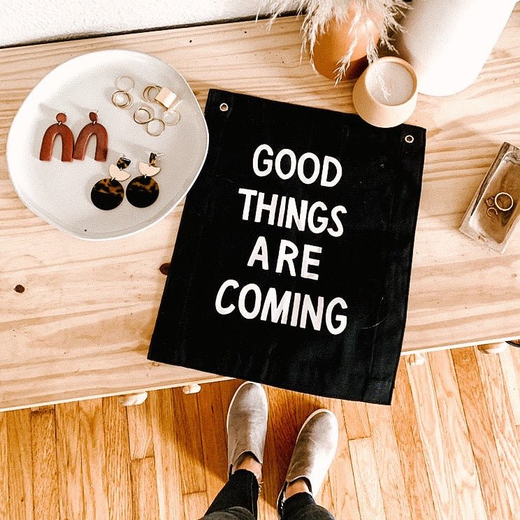 
                      
                        Imani Collective Good Things Are Coming Banner - lily & onyx
                      
                    