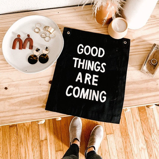 Imani Collective Good Things Are Coming Banner - lily & onyx
