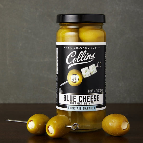 Collins Gourmet Blue Cheese Olives, 5 Oz - lily & onyx