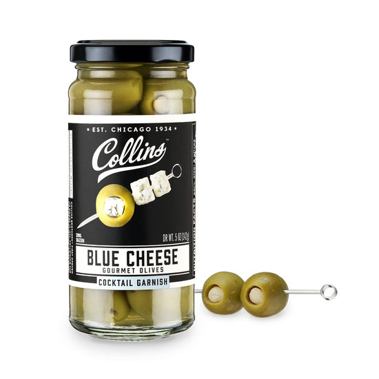 Collins Gourmet Blue Cheese Olives, 5 Oz - lily & onyx