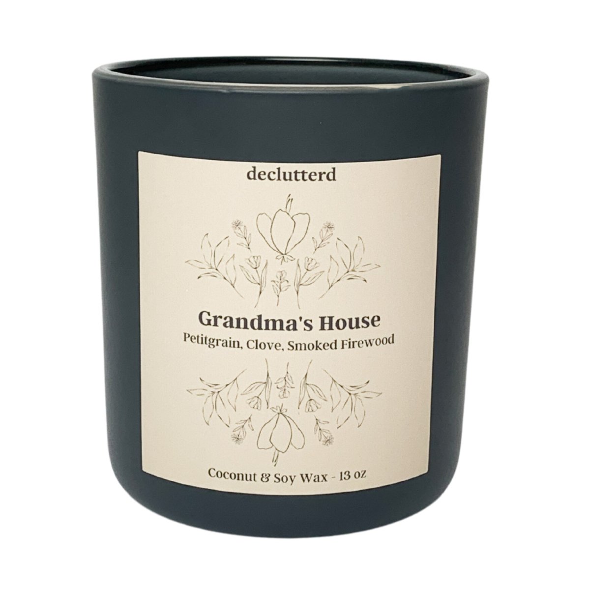 declutterd Grandma's House Wood Wick Candle - lily & onyx